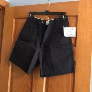Boys navy blue school uniform shorts